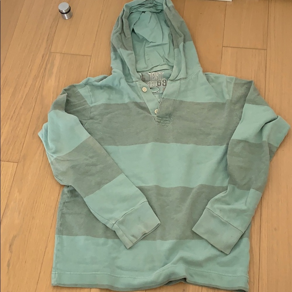 Gap Washed Green Lightweight Hoodie